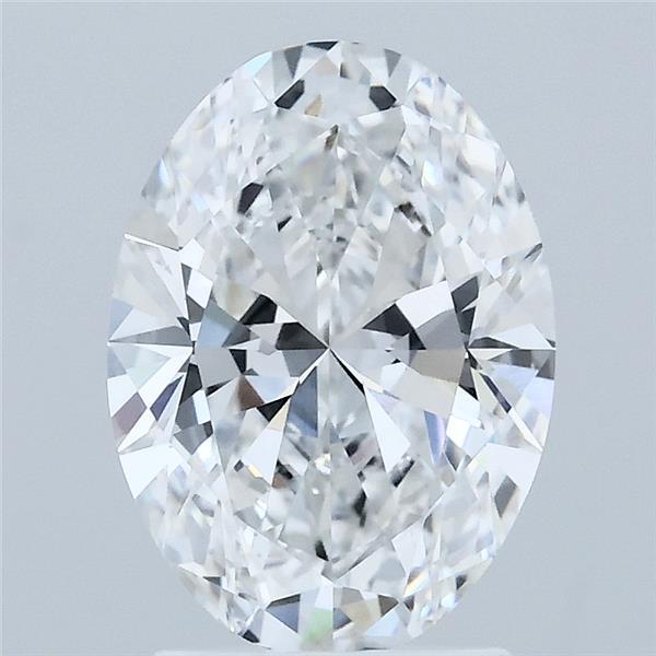 2.08ct Oval D VVS2 Lab Created Diamond