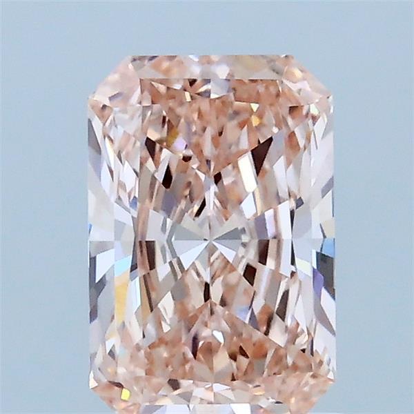 1.06ct Radiant FANCY INTENSE PINK VVS2 Lab Created Diamond