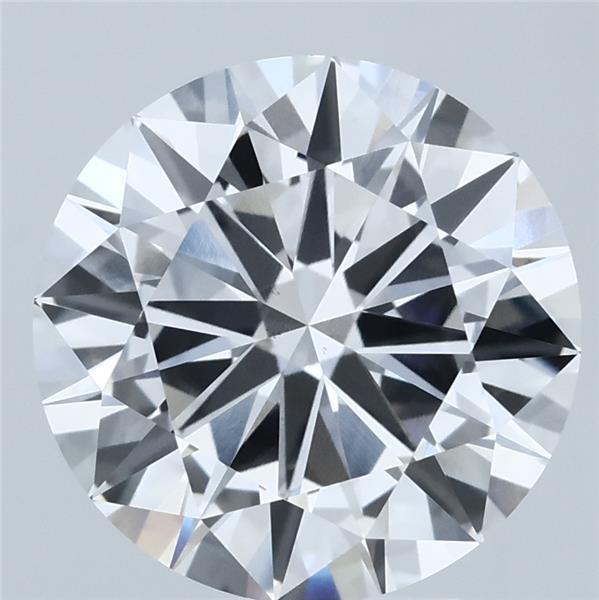 4ct Round E VS1 Lab Created Diamond