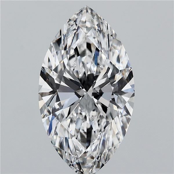 6.52ct Marquise E VVS2 Lab Created Diamond