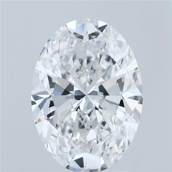 3.01ct Oval E VVS2 Lab Created Diamond