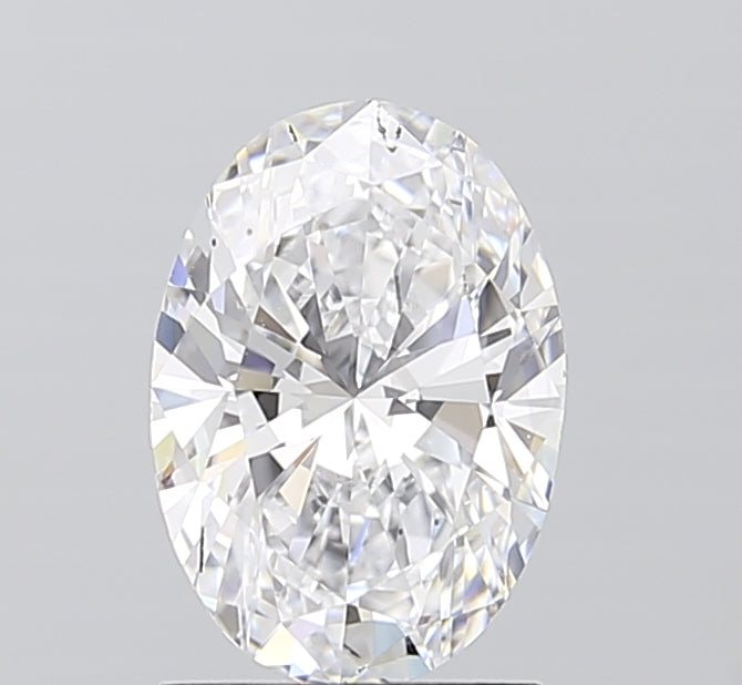 1.56ct Oval D VVS2 Lab Created Diamond