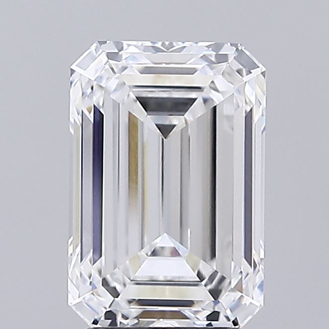 3.08ct Emerald E VVS1 Lab Created Diamond