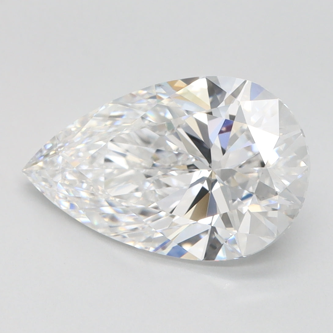 2.12ct Pear D IF Lab Created Diamond