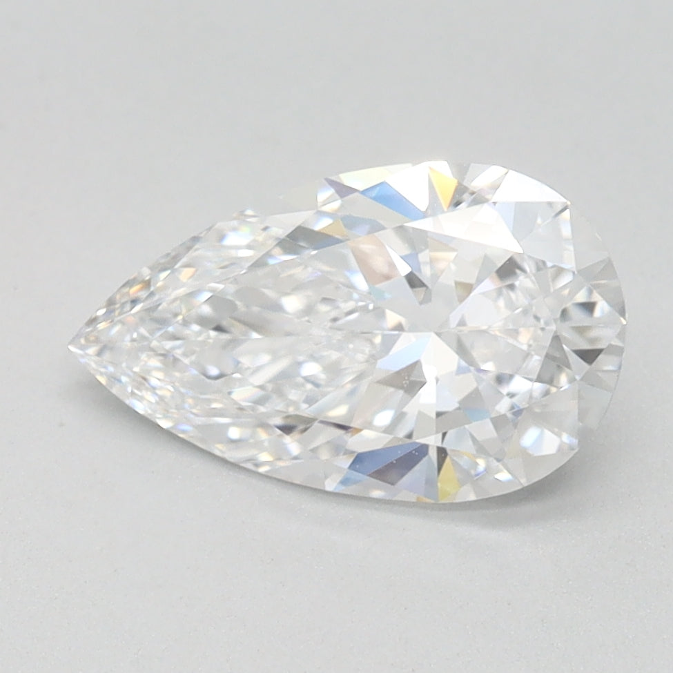 1.14ct Pear D IF Lab Created Diamond