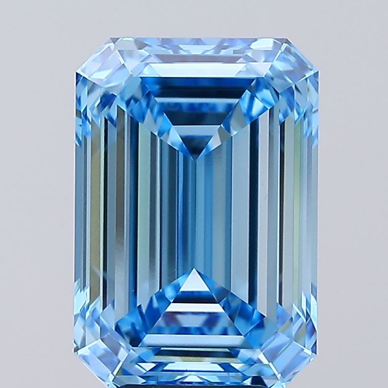 6.2ct Emerald  VVS2 Lab Created Diamond