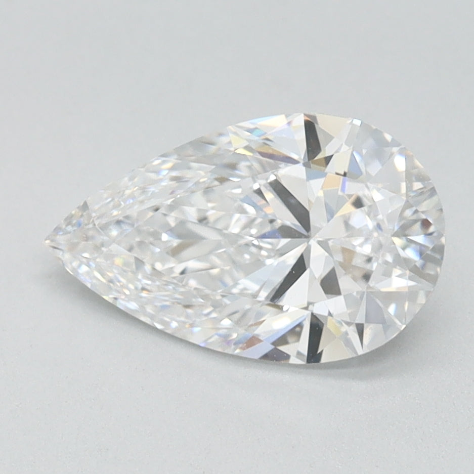 1.1ct Pear D VVS1 Lab Created Diamond