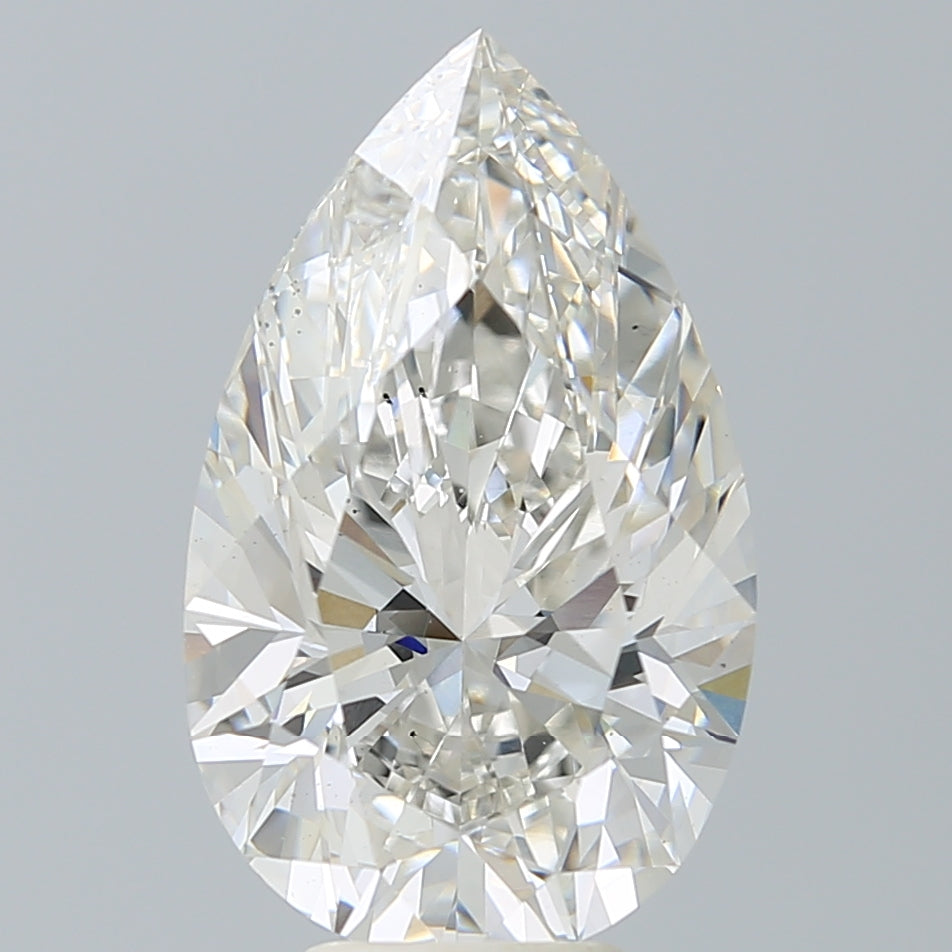 6.46ct Pear H VS2 Lab Created Diamond