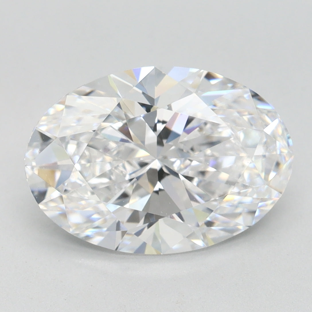 2.66ct Oval D IF Lab Created Diamond