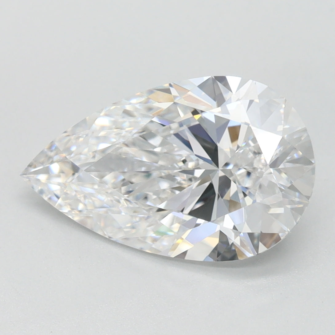 2.08ct Pear D IF Lab Created Diamond