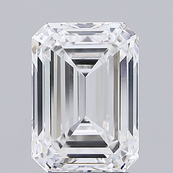 3.01ct Emerald E VVS2 Lab Created Diamond