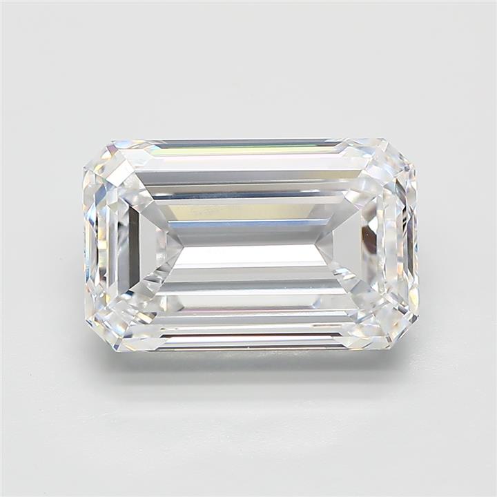 6.02ct Emerald D IF Lab Created Diamond