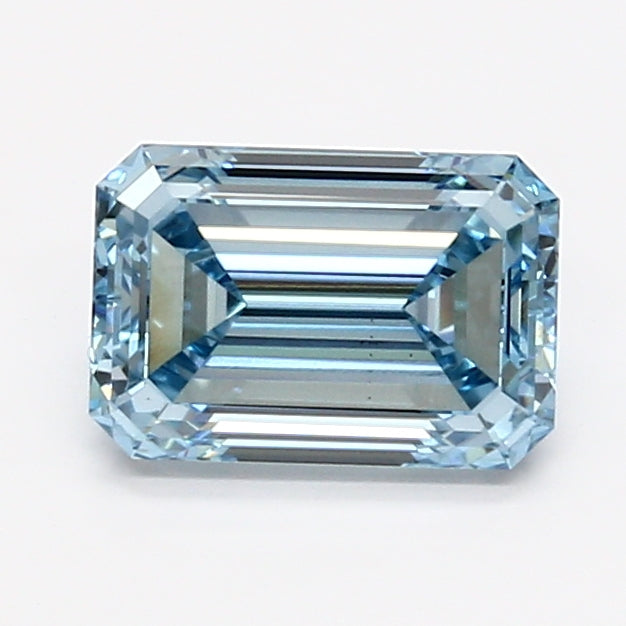 1.63ct Emerald   VS2 Lab Created Diamond