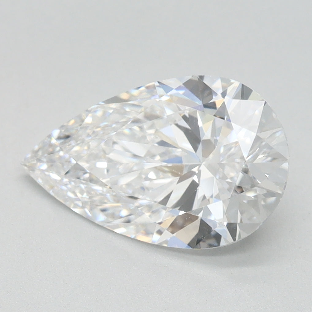 1.66ct Pear D IF Lab Created Diamond