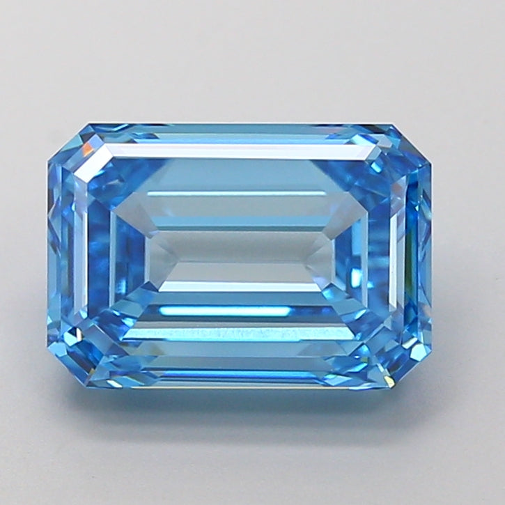 3.42ct Emerald  VVS2 Lab Created Diamond