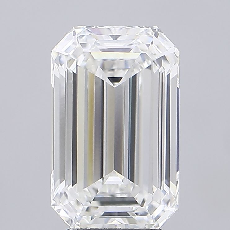 5ct Emerald F VVS2 Lab Created Diamond