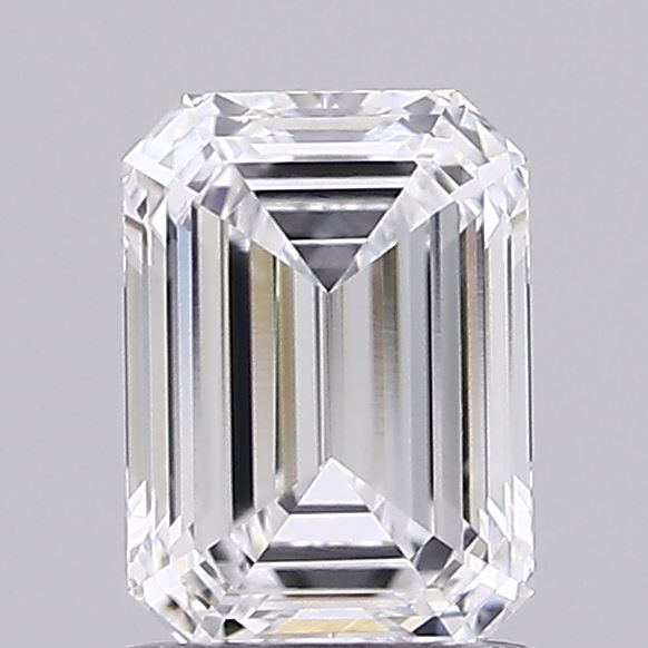 1.04ct Emerald D IF Lab Created Diamond