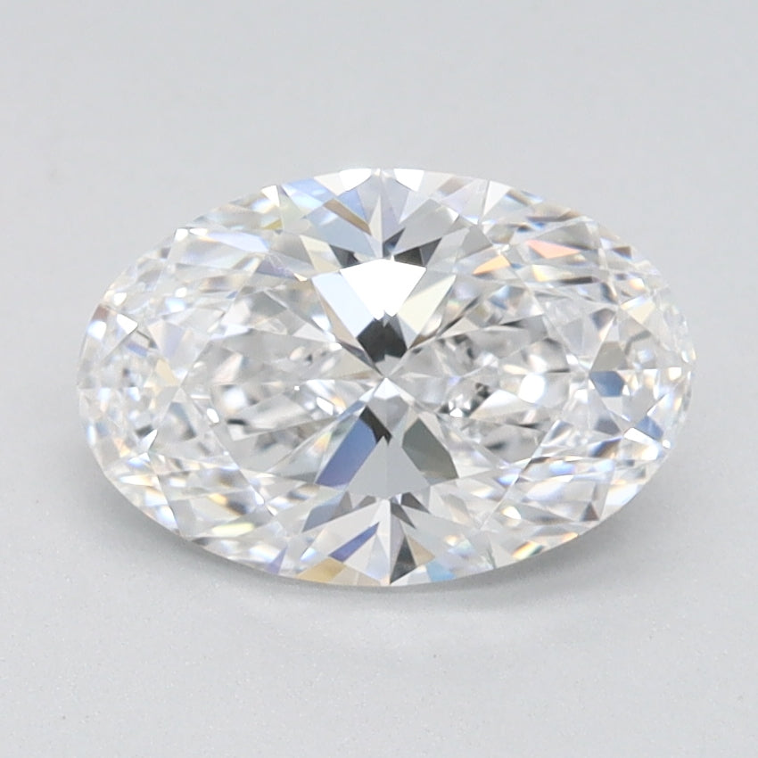 1ct Oval D VVS2 Lab Created Diamond