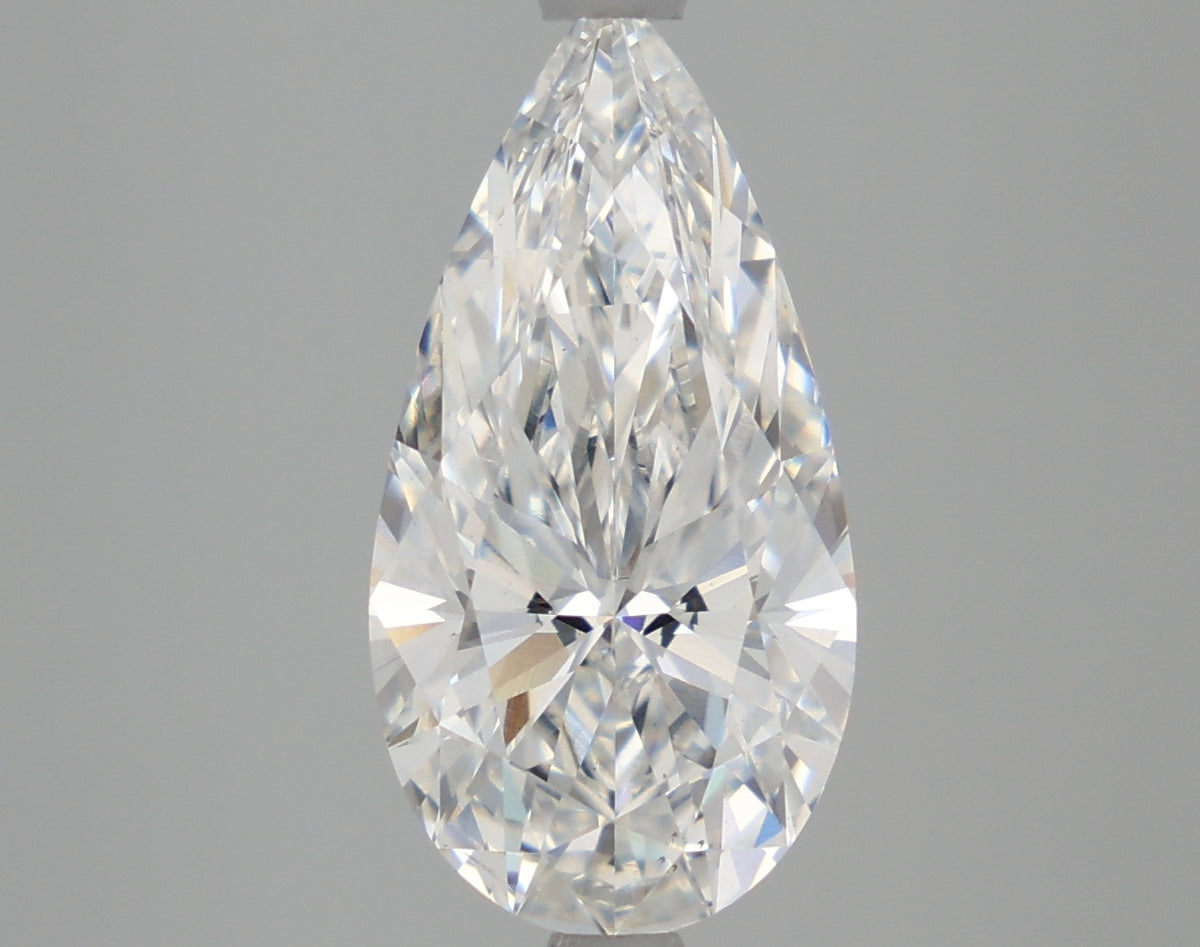 3.18ct Pear F VS2 Lab Created Diamond