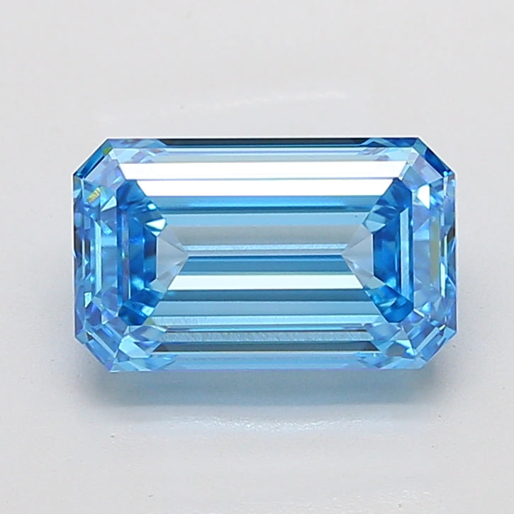 5.01ct Emerald  VVS2 Lab Created Diamond