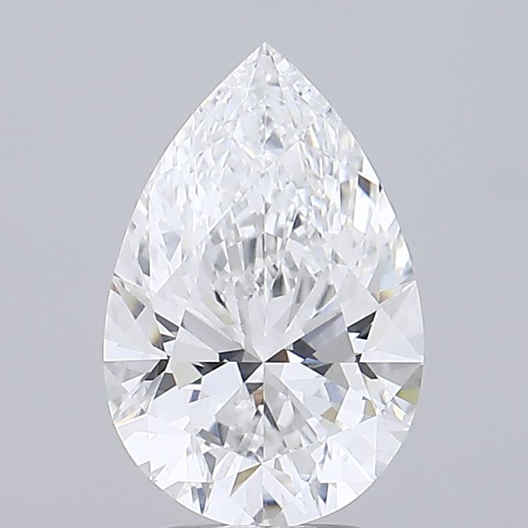 4.02ct Pear F VS1 Lab Created Diamond