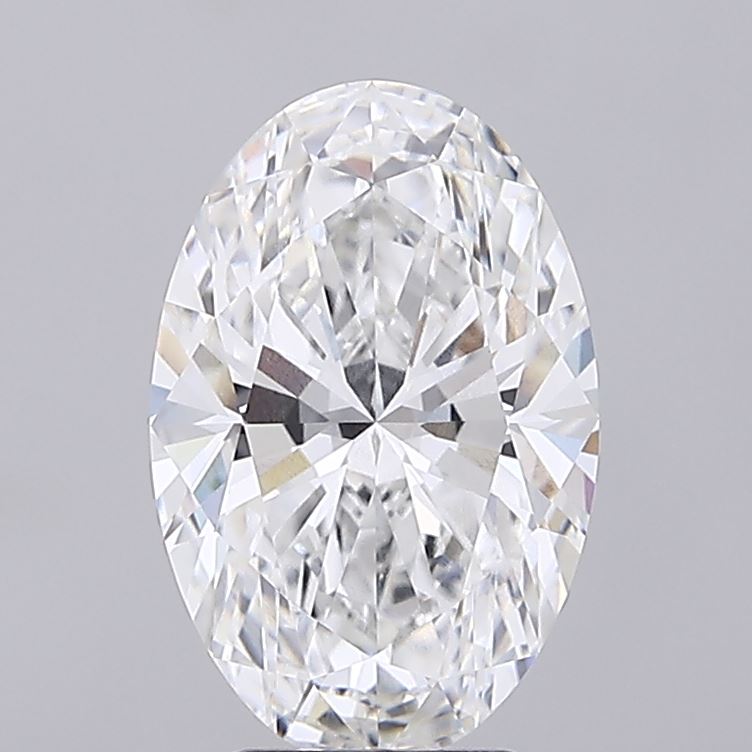 4.42ct Oval E IF Lab Created Diamond