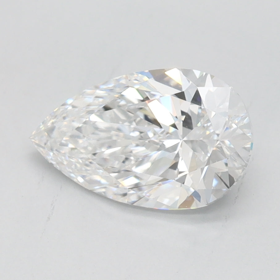 1.02ct Pear D VVS2 Lab Created Diamond