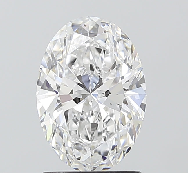 1.57ct Oval D VVS2 Lab Created Diamond
