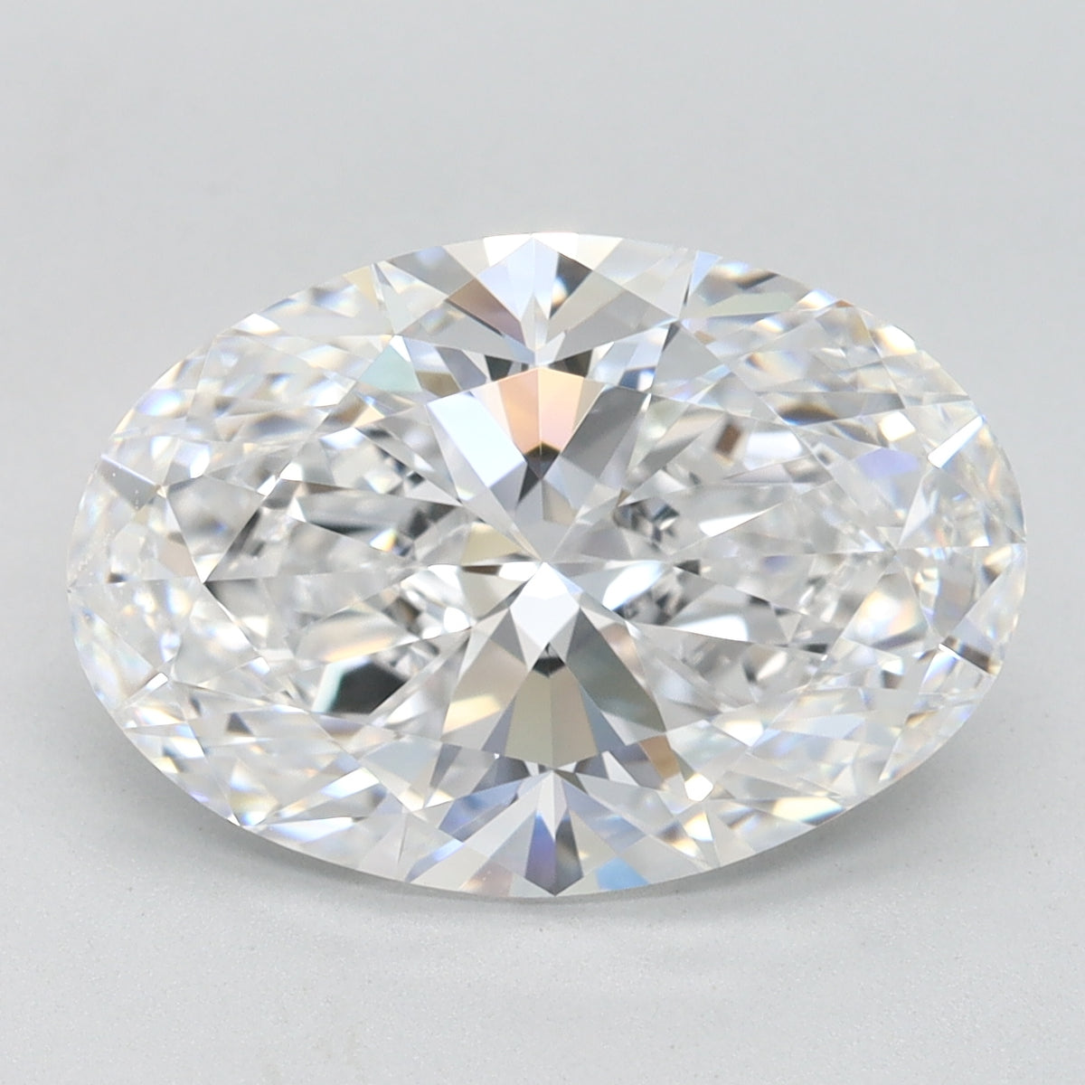 3.72ct Oval D VVS1 Lab Created Diamond