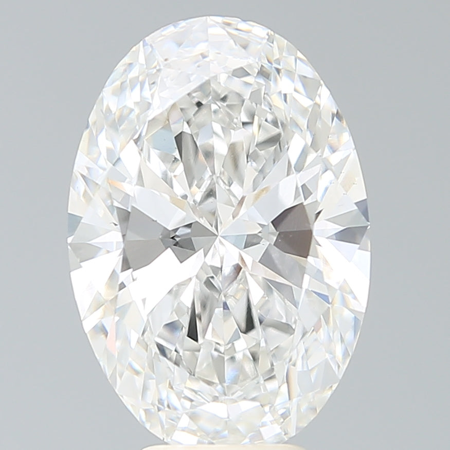 6.2ct Oval F VS1 Lab Created Diamond