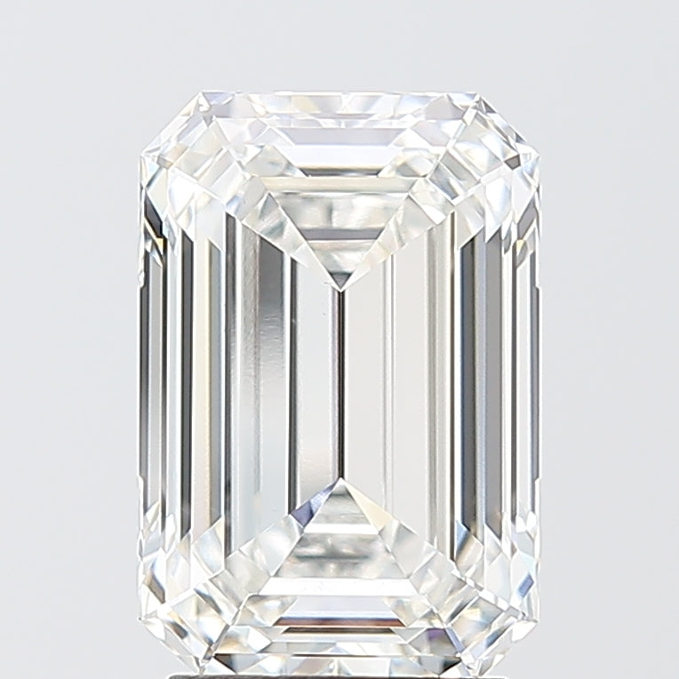 3.1ct Emerald F VVS2 Lab Created Diamond