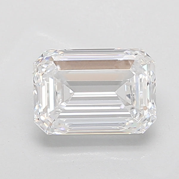2.7ct Emerald D VVS2 Lab Created Diamond
