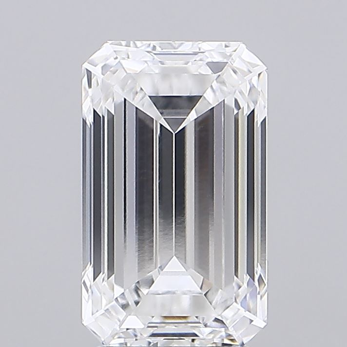 3.95ct Emerald D VVS1 Lab Created Diamond