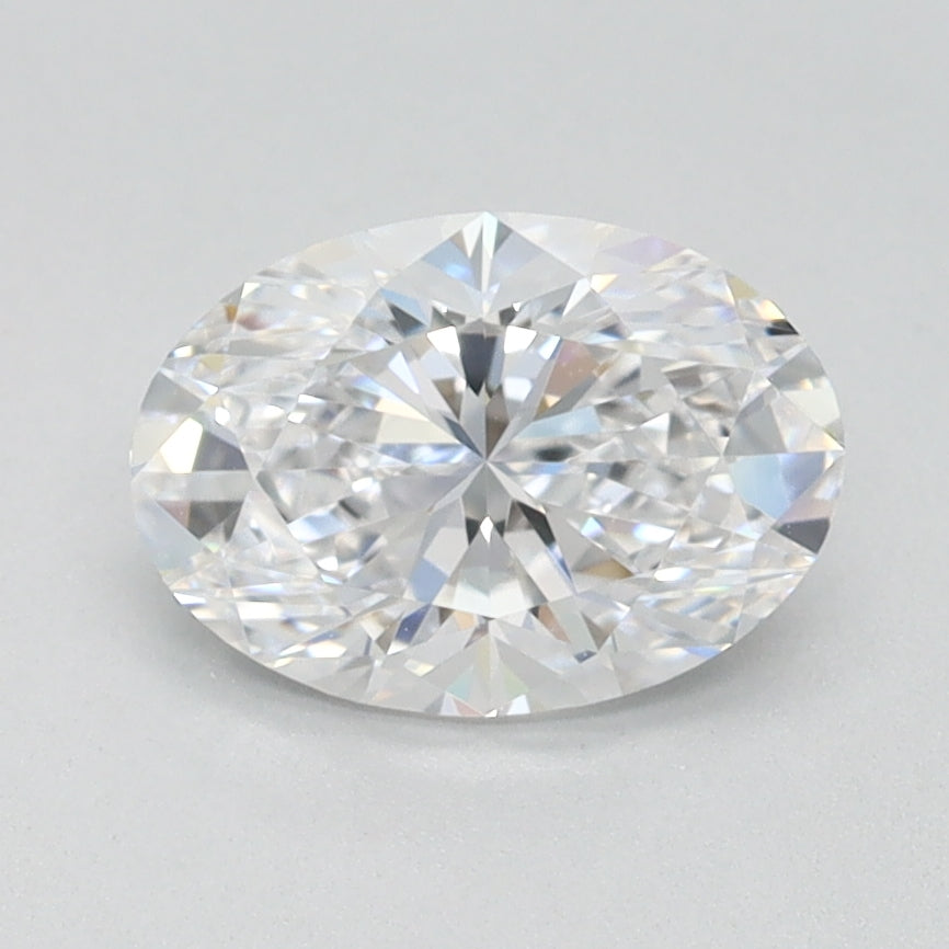 1ct Oval D IF Lab Created Diamond