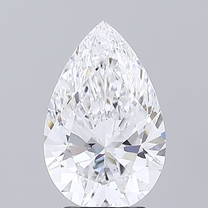 3.06ct Pear D VVS1 Lab Created Diamond