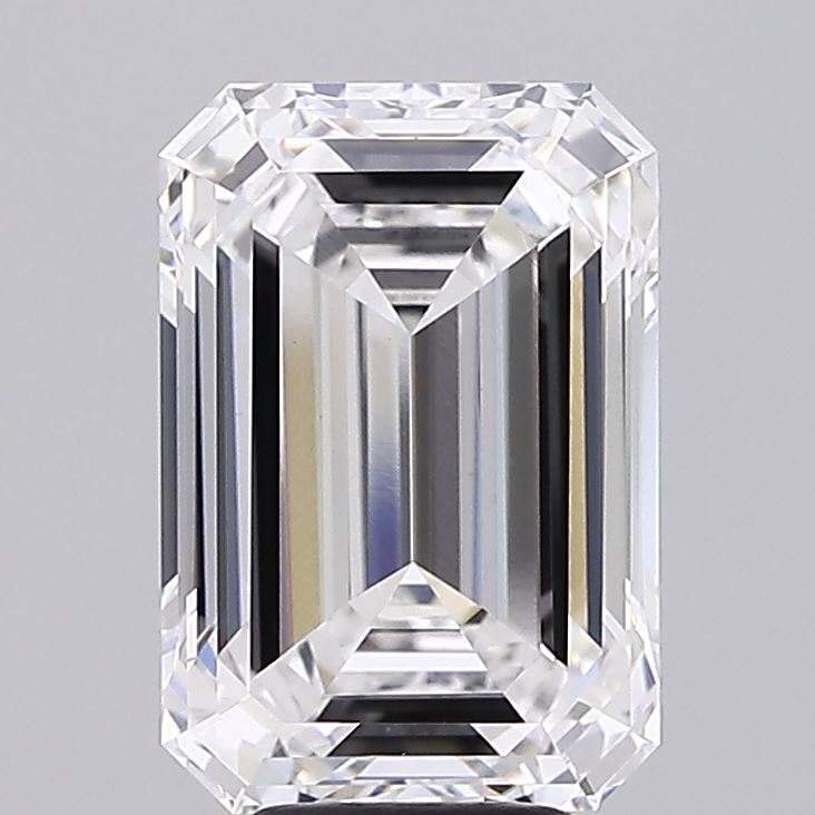6.19ct Emerald E VS1 Lab Created Diamond