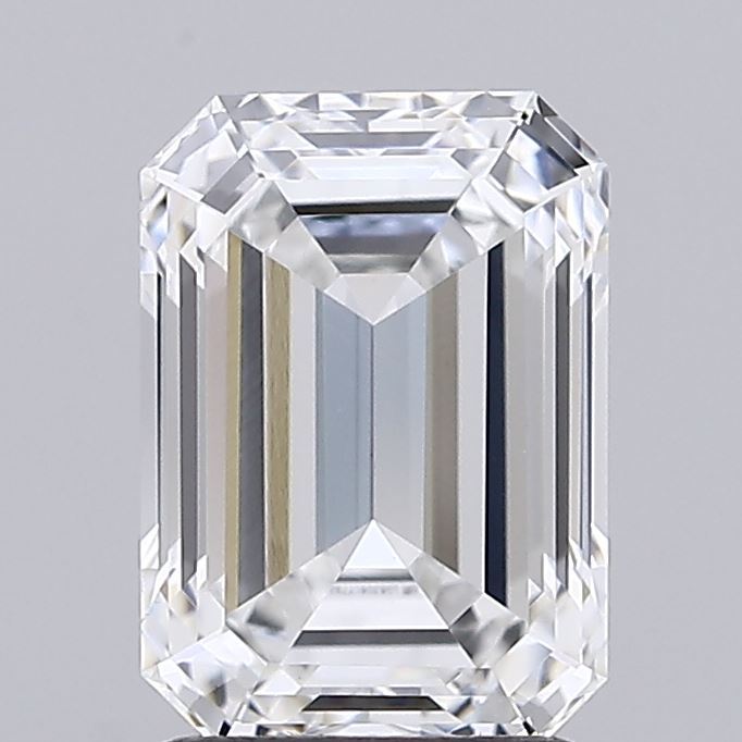 2.09ct Emerald E VVS2 Lab Created Diamond