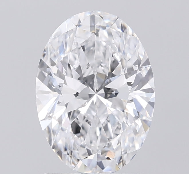 1.55ct Oval D VVS2 Lab Created Diamond