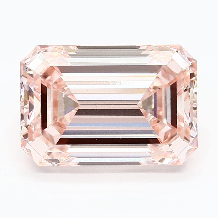 5.76ct Emerald   VVS2 Lab Created Diamond
