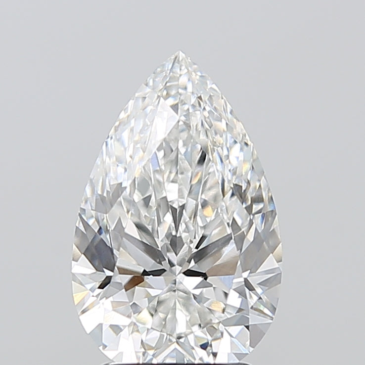2.55ct Pear D VVS2 Lab Created Diamond