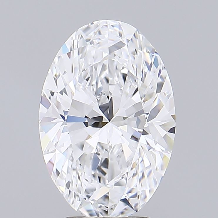 3.37ct Oval D IF Lab Created Diamond