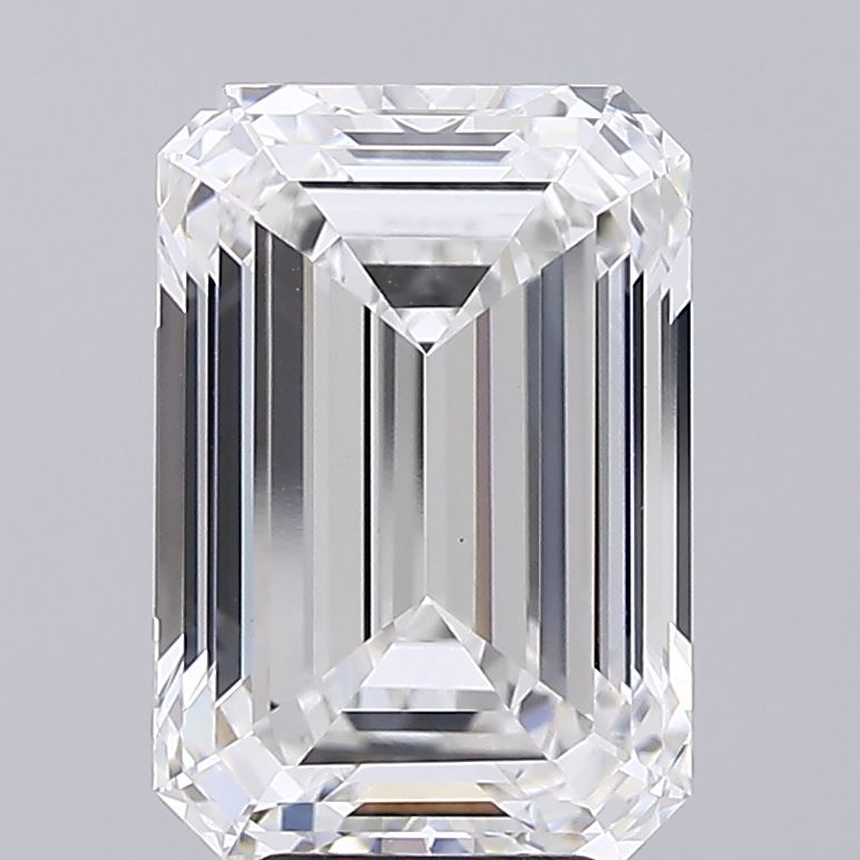 6.1ct Emerald E VVS2 Lab Created Diamond