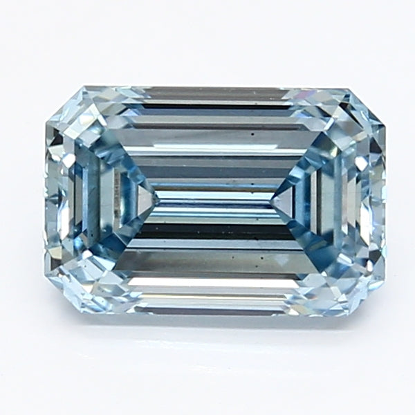 1.39ct Emerald   VS2 Lab Created Diamond