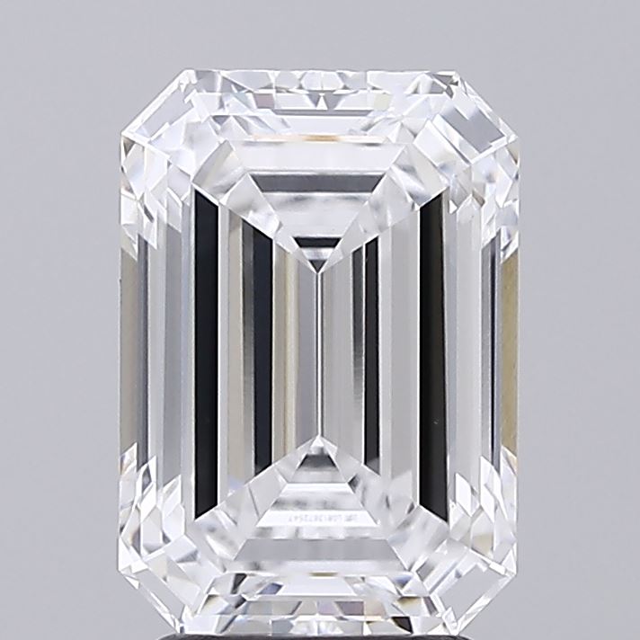 3.09ct Emerald D VVS2 Lab Created Diamond