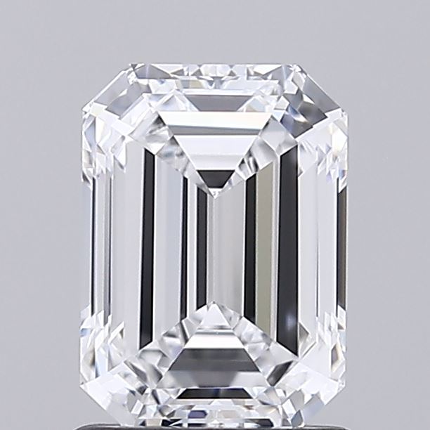 1.42ct Emerald D IF Lab Created Diamond