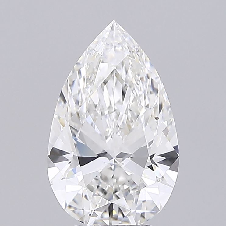 4.01ct Pear F VVS2 Lab Created Diamond