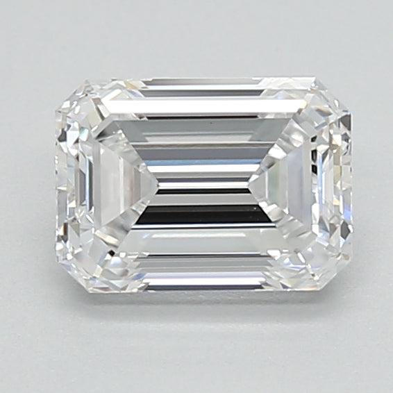 0.95ct Emerald D VVS1 Lab Created Diamond