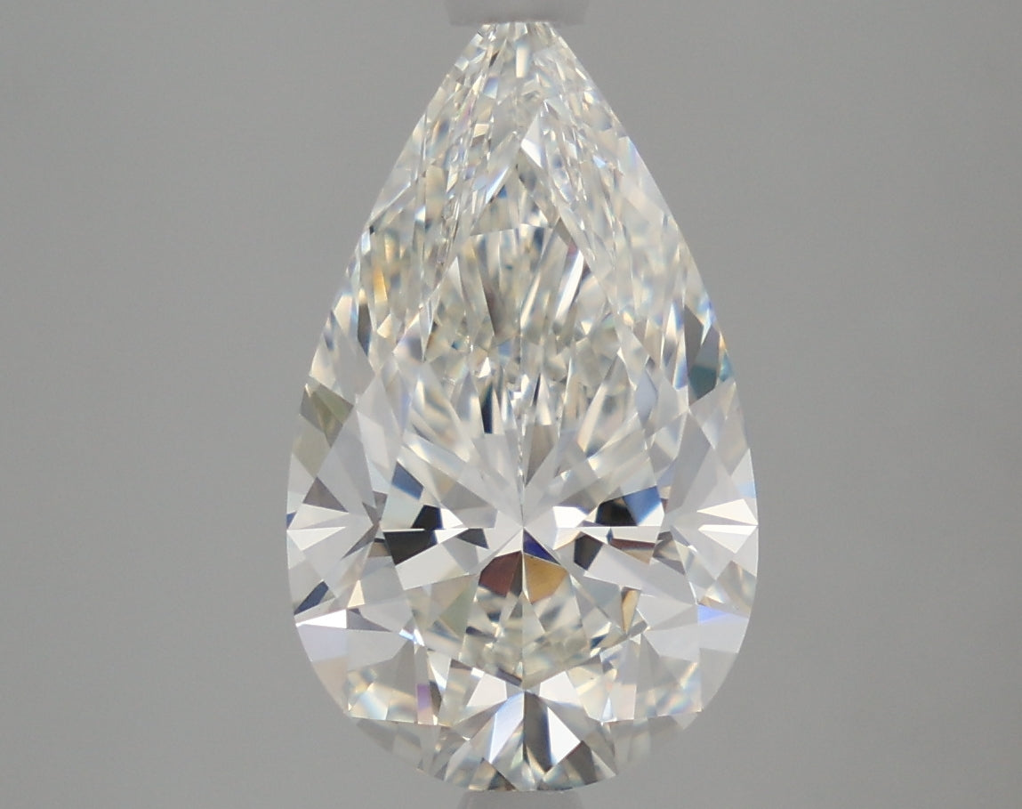 3.59ct Pear G VVS2 Lab Created Diamond