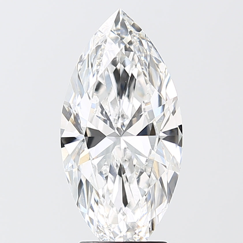 3.02ct Marquise E VVS2 Lab Created Diamond