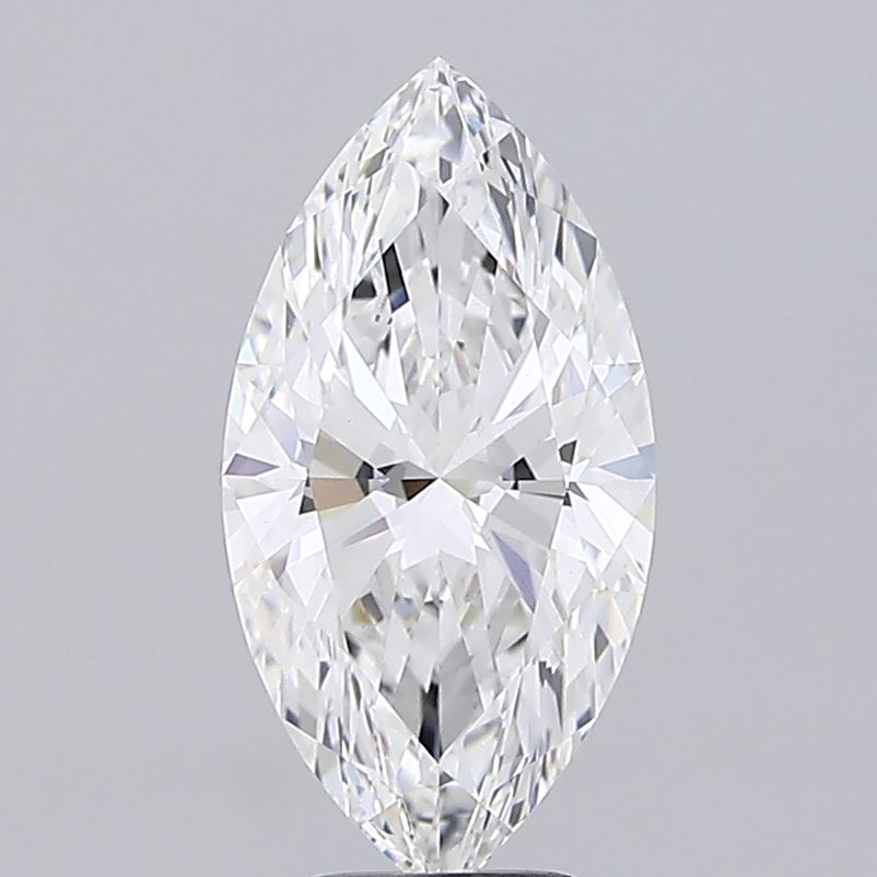 5.05ct Marquise F VVS2 Lab Created Diamond